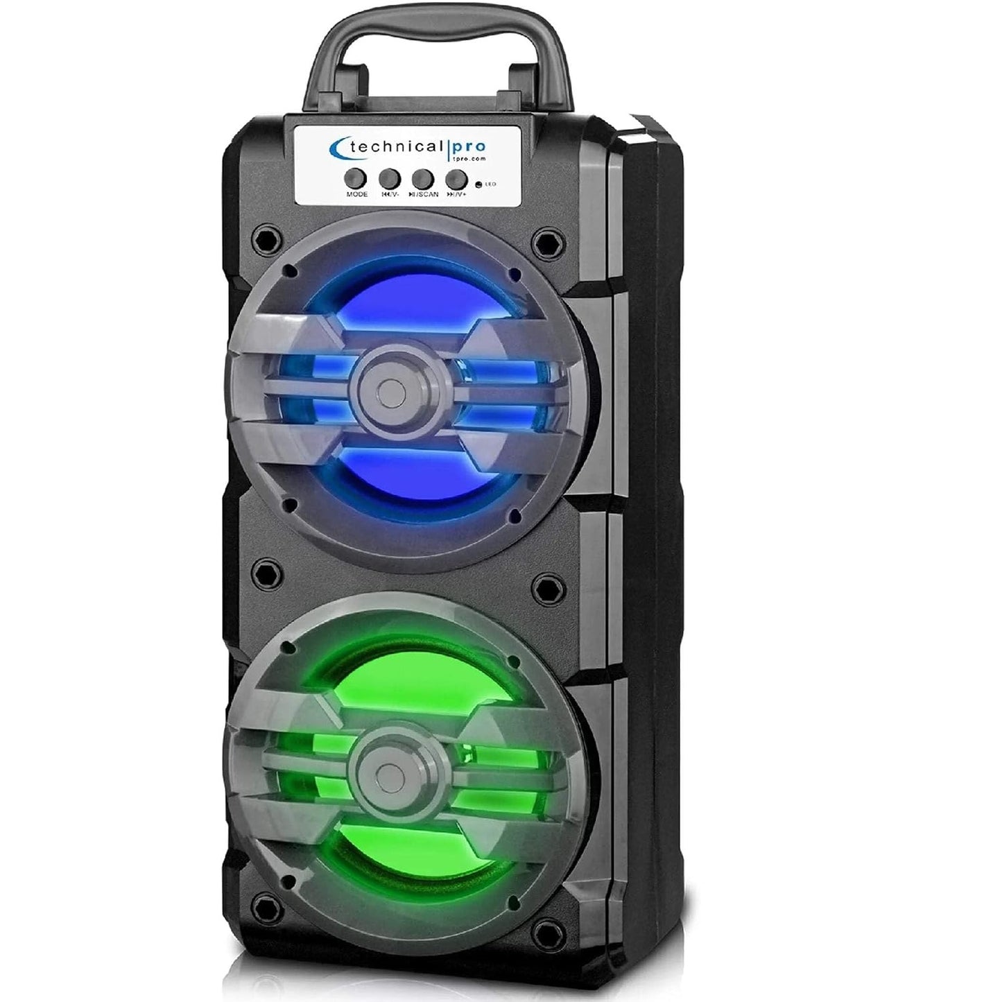 Technical Pro BOOM24 Rechargeable LED Bluetooth Speaker with TWS