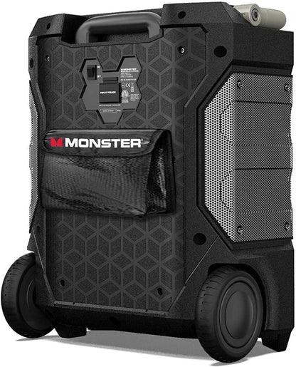 Monster Rockin’ Roller 270 Indoor/Outdoor Portable Bluetooth Speaker - Black MNRR270
