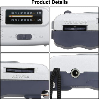INDIN BC-R28 AM/FM Portable Pocket Radio – Mini Speaker