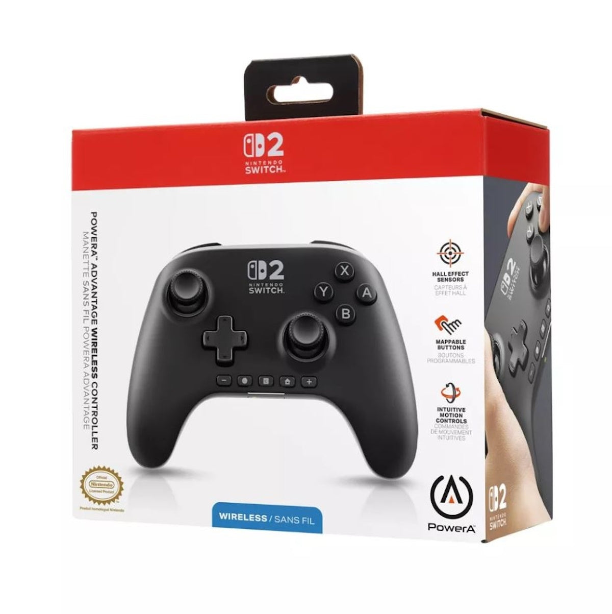PowerA - Advantage Wireless Controller for Nintendo Switch 2 - Black