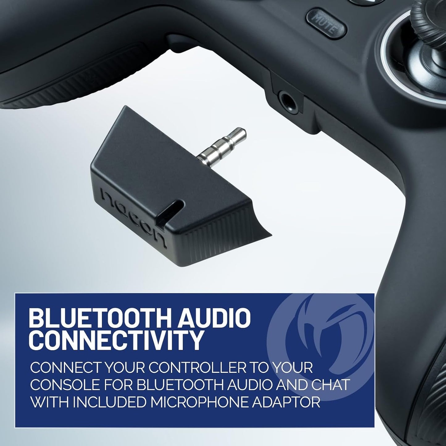 NACON Revolution 5 Pro Officially Licensed PlayStation Wireless Gaming Controller for PS5 / PS4 / PC Black/White 50-1727-01