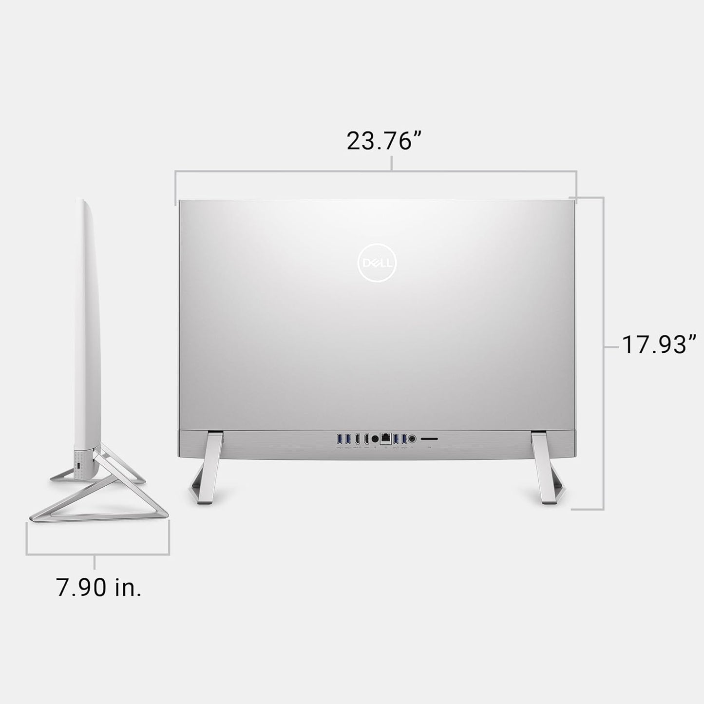 Dell 27" All-in-One Desktop, Intel Core 5 120U, 512GB/16GB, Win 11 Home, Keyboard & Mouse, EC27250