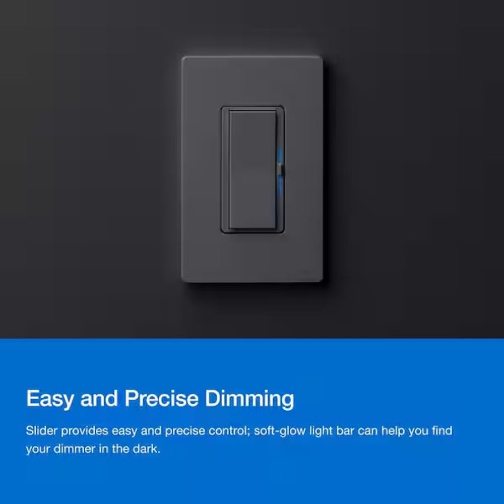 Diva Smart Dimmer Switch 3-Way Kit with Pico Paddle Remote, 150-Watt LED, White DVRF-PKG1D-WH