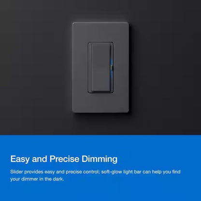 Diva Smart Dimmer Switch 3-Way Kit with Pico Paddle Remote, 150-Watt LED, White DVRF-PKG1D-WH