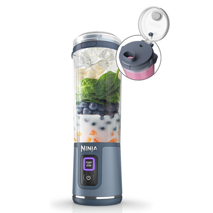 Ninja BC151NV Blast Portable Blender, Cordless, 18oz. Vessel Denim Blue