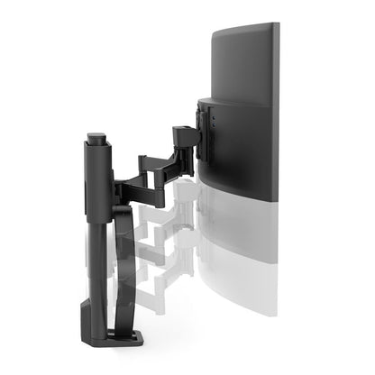 Ergotron 45-630-224 TRACE Single Monitor Desk Mount Matte Black