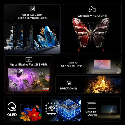 TCL 98" Class QM7K Series 4K UHD HDR QD Mini LED Smart TV with Google TV (2025) 98QM7K