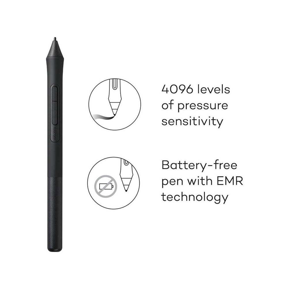 Wacom Intuos Bluetooth Creative Pen Tablet Small, Black