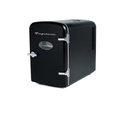 Frigidaire 9-Can & 5-liter Retro Mini Refrigerator Beauty Cooler Black EFMIS173-BLACK
