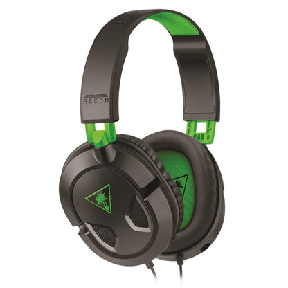 Turtle Beach - Recon 50X Wired Gaming Headset for Xbox Series X|S, Xbox One, PS5, PS4, PS4 Pro, PC & Mobile - Black/Green TBS-2303-05