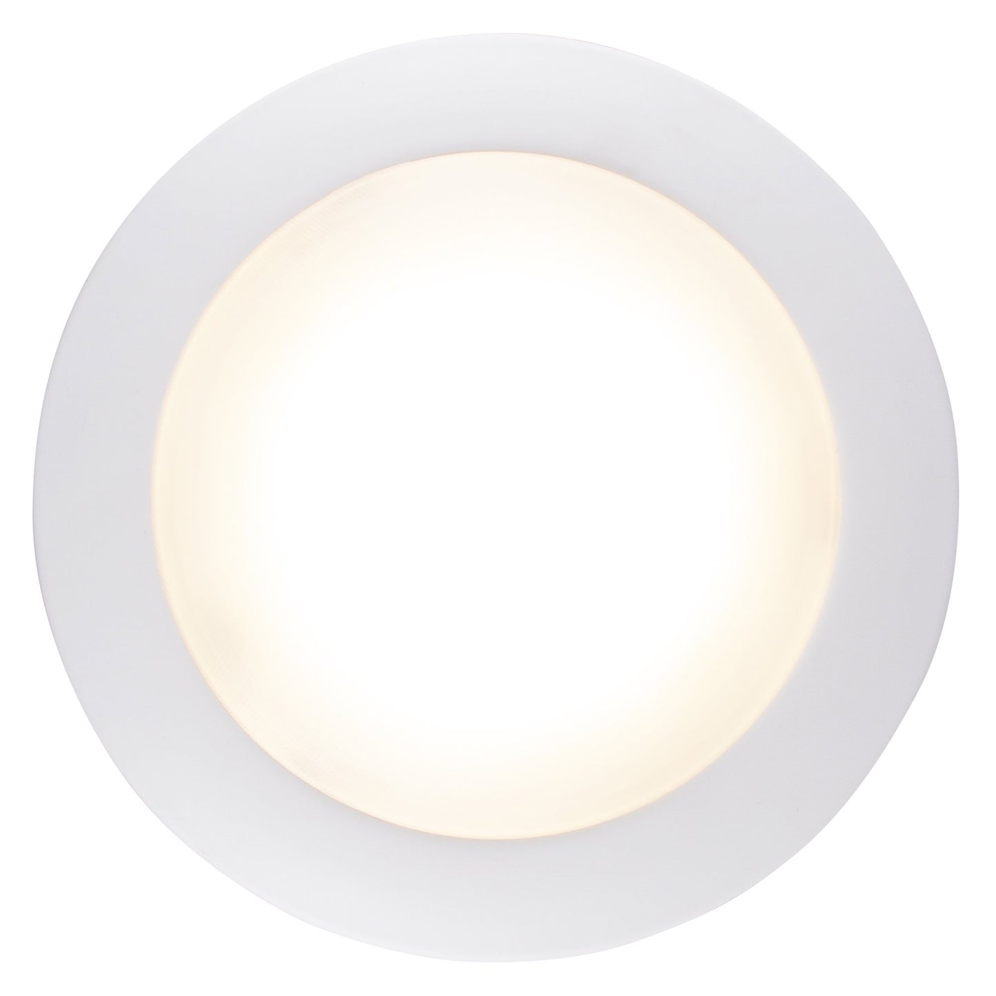 Luminance Sunset Lighting F8626-30 LED Disk Light, Aluminum Plastic White Finish