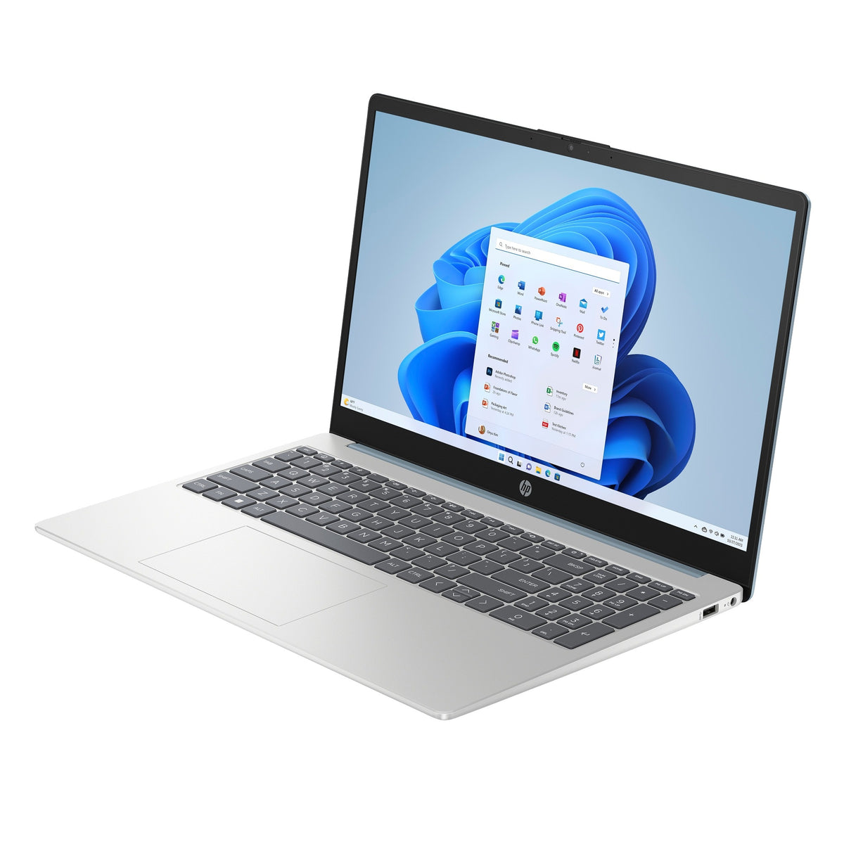 HP 15-FD0628DS 15.6" Touch HD Notebook, Intel N100, 0.8GHz, 4GB RAM, 128GB SSD, Win11HS - 8L1H1UA#ABA