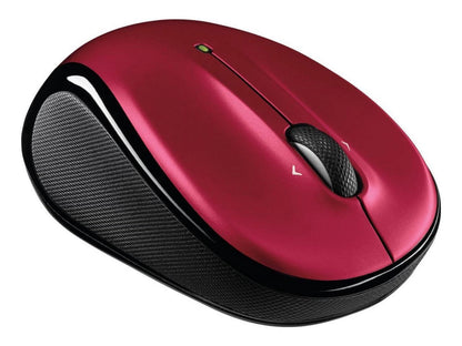 Logitech - M325s Wireless Optical Compact Ambidextrous Mouse - Wireless - Darker Red 910-006830