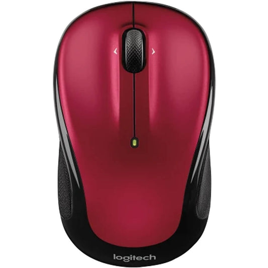 Logitech - M325s Wireless Optical Compact Ambidextrous Mouse - Wireless - Darker Red 910-006830