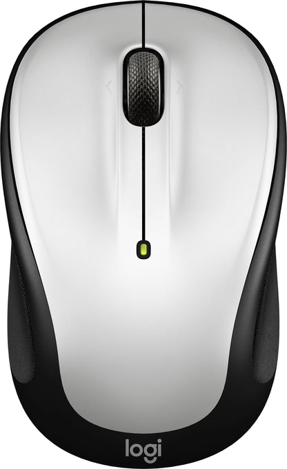 Logitech - M325S Wireless Optical Compact Ambidextrous Mouse - Pale Gray 910-007522