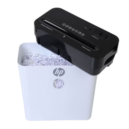 HP LC8 8-Sheet 3.2-gallon basket 68DB Crosscut Shredder White 91011B
