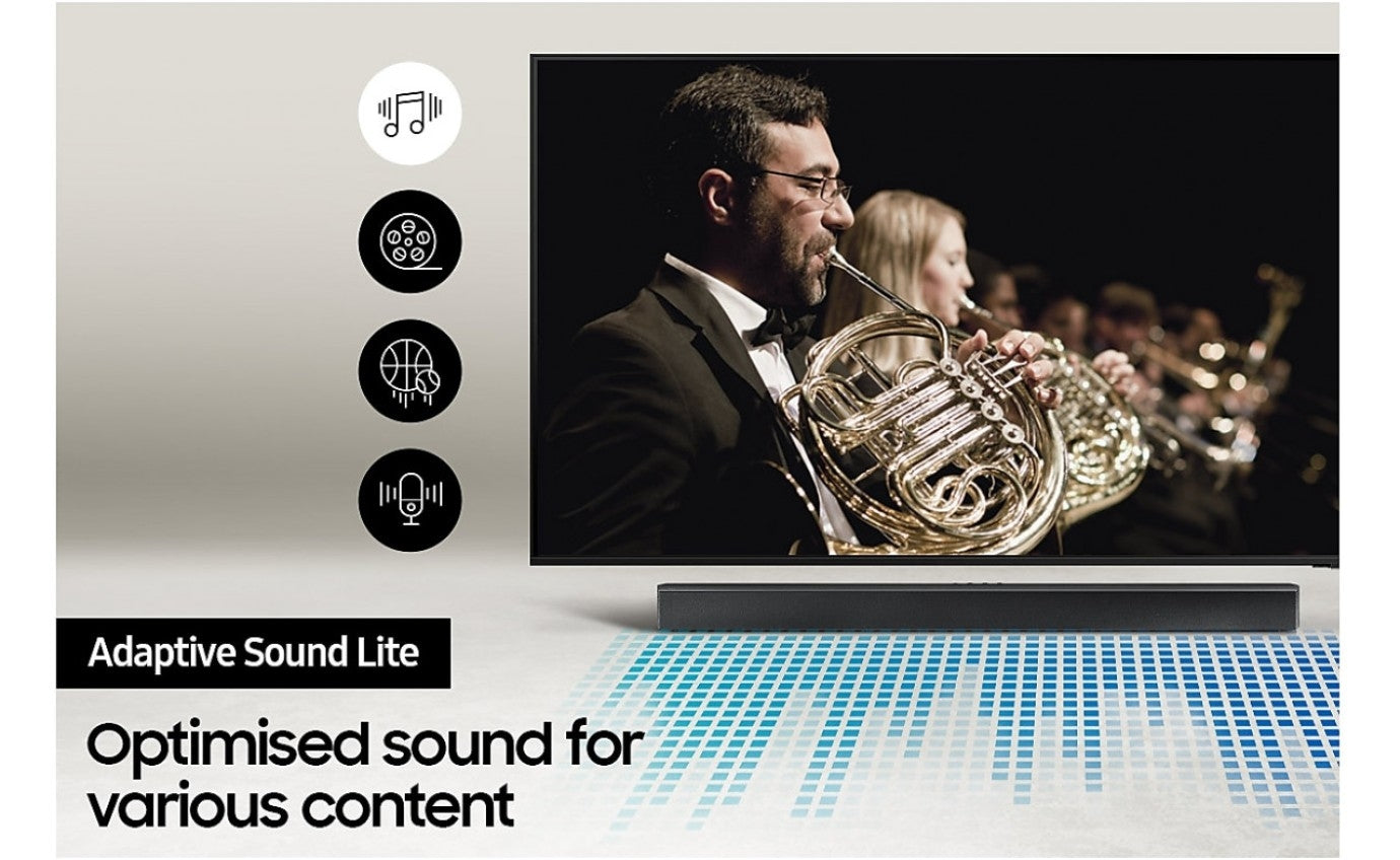 Samsung 2.1 Channel Soundbar with Subwoofer HW-B450F/XY