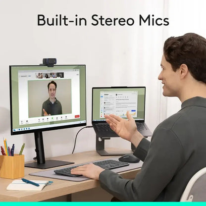 Logitech C920s Pro 1080 Video Conferencing, Streaming, and Gaming Webcam with Privacy Shutter Black 960001257