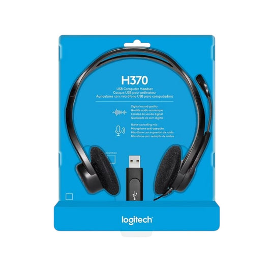 Logitech H370 USB Headset with Noise-Canceling Microphone 981-000710