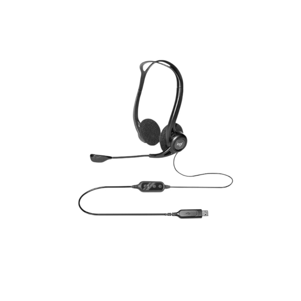 Logitech H370 USB Headset with Noise-Canceling Microphone 981-000710