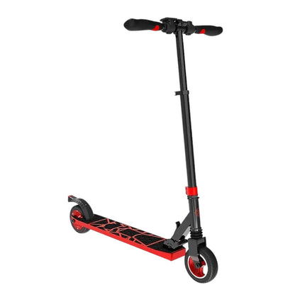 Swagtron Swagger 8 Foldable Electric Scooter w/ 7.9 Mi Max Operating Range & 15.5 mph Max Speed - Red Color for Kids, Teens & Adults - 98168-6