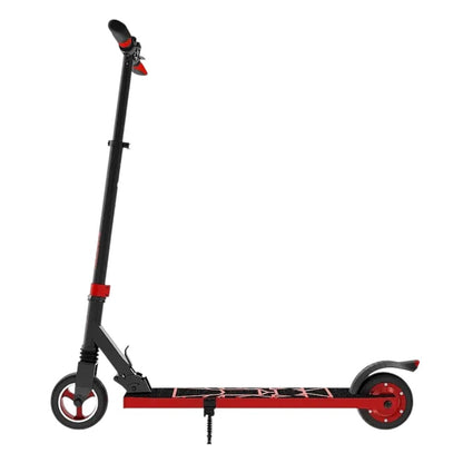Swagtron Swagger 8 Foldable Electric Scooter w/ 7.9 Mi Max Operating Range & 15.5 mph Max Speed - Red Color for Kids, Teens & Adults - 98168-6