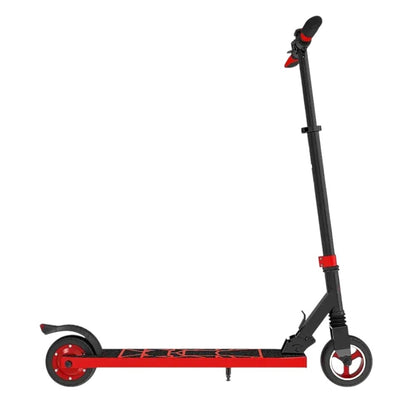 Swagtron Swagger 8 Foldable Electric Scooter w/ 7.9 Mi Max Operating Range & 15.5 mph Max Speed - Red Color for Kids, Teens & Adults - 98168-6