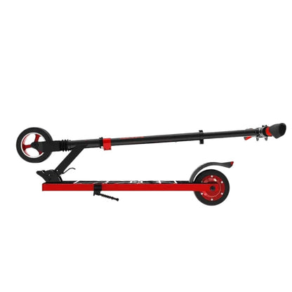 Swagtron Swagger 8 Foldable Electric Scooter w/ 7.9 Mi Max Operating Range & 15.5 mph Max Speed - Red Color for Kids, Teens & Adults - 98168-6