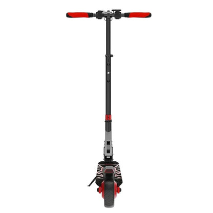 Swagtron Swagger 8 Foldable Electric Scooter w/ 7.9 Mi Max Operating Range & 15.5 mph Max Speed - Red Color for Kids, Teens & Adults - 98168-6