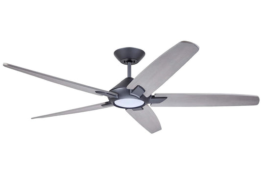 Emerson Dorian Eco 60" Graphite Ceiling Fan w/ LED Light Timber Gray Blades CF515TM60GRT