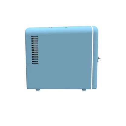 Frigidaire 9 Cans / 5L Compact & Portable Beverage Refrigerator EFMIS2175-BLUE, Includes 110V home power cord & 12V DC car adapter