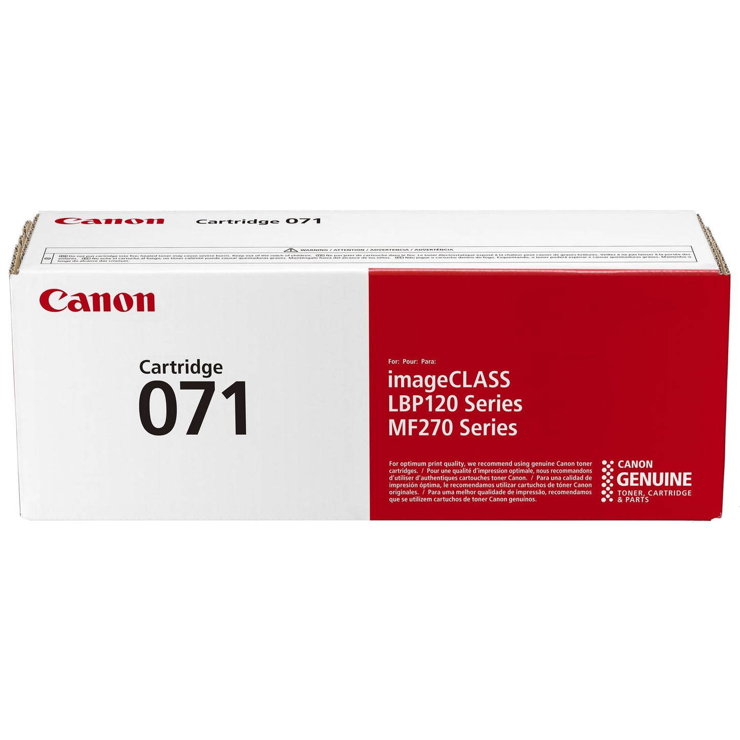 Canon 071 Black Toner Cartridge For imageCLASS LBP122dw Laser Printer 5645C001