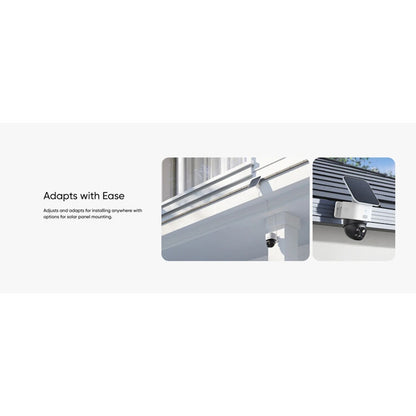 eufy Security S340 Outdoor Pan & Tilt Dual Camera with Solar Panel T81701W1