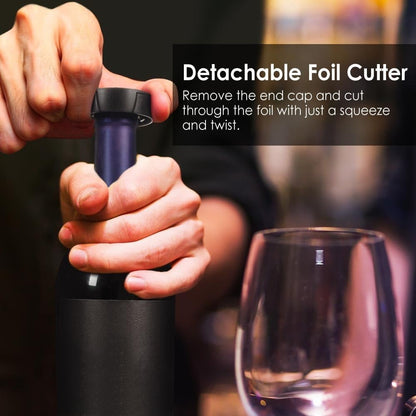 Waerator 3-in-1 Fully-Automatic Rechargeable Electric Wine Opener with Foil Cutter & Wine Preserver WA-OP1-RD