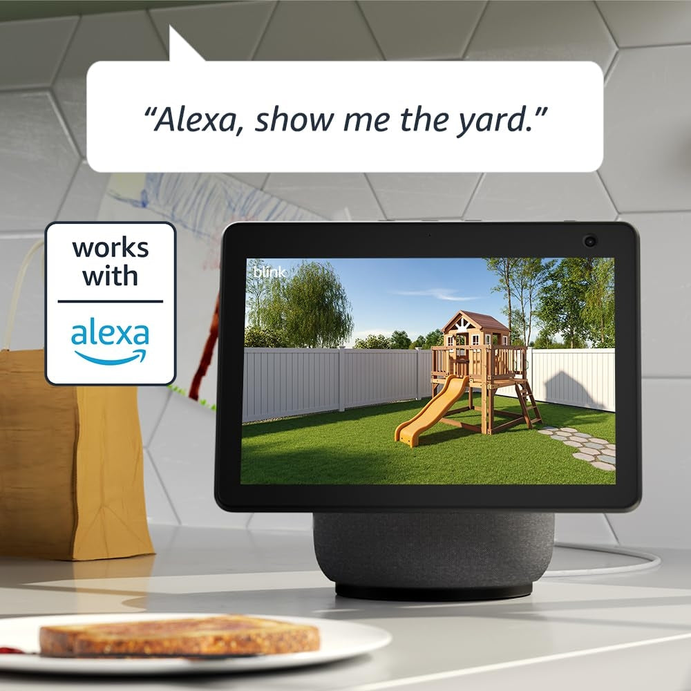 Blink Outdoor 4 2-Camera Wireless 1080p Security System with Up to Two-year Battery Life Black B0B1N6B8QT