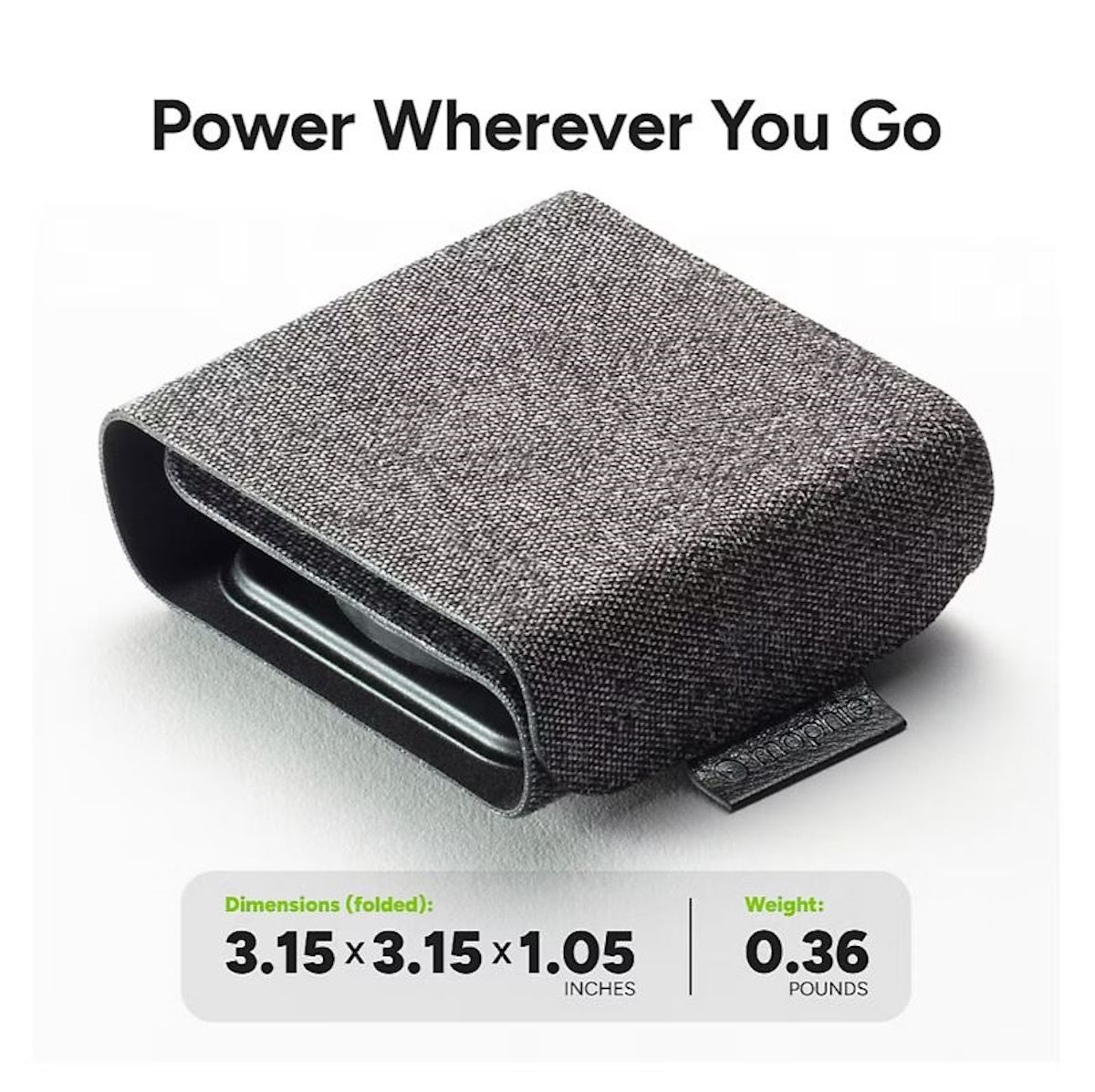 Mophie 3-in-1 Travel Charger with MagSafe 15W Black 401315418