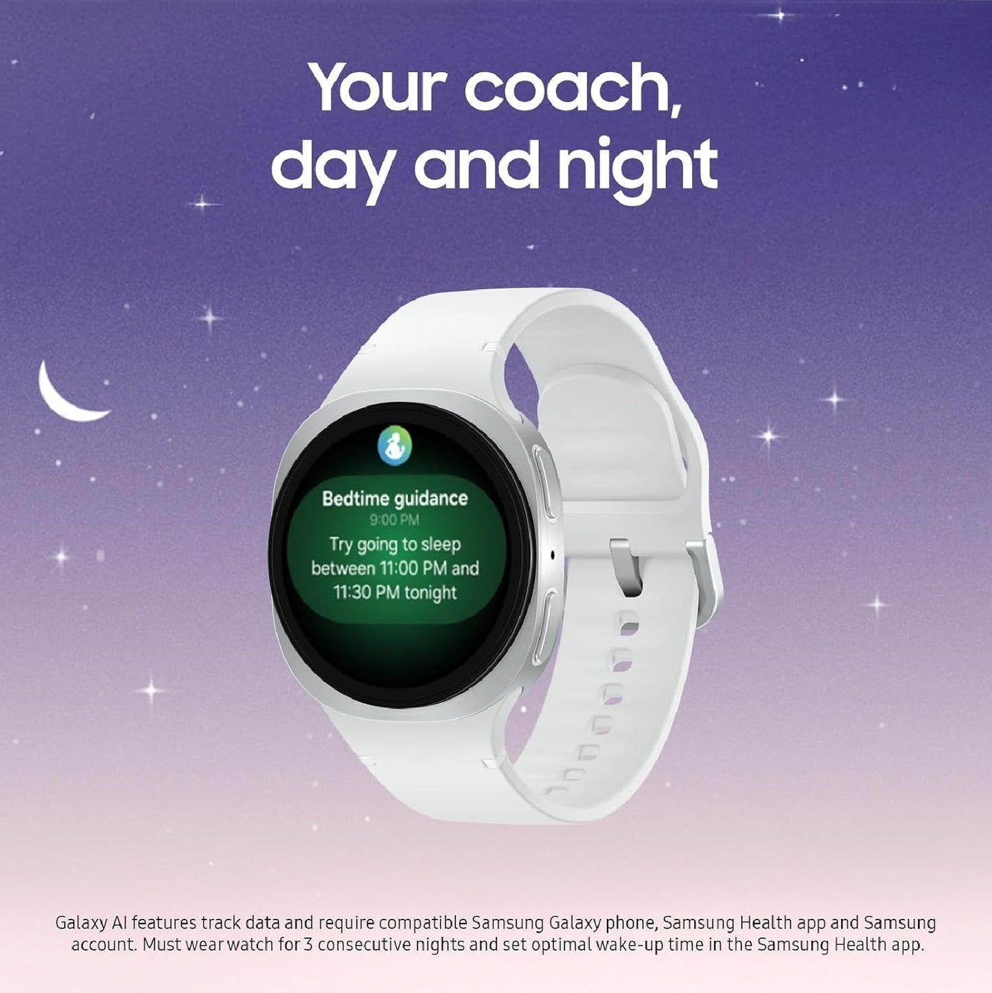 Samsung Galaxy Watch 8 40mm Aluminum Smartwatch BT Silver (2025) SM-L320NZSCXAA