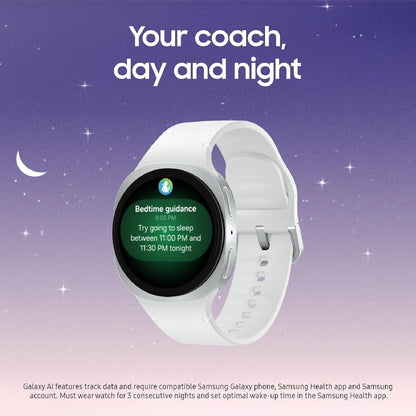 Samsung Galaxy Watch 8 40mm Aluminum Smartwatch BT Silver (2025) SM-L320NZSCXAA