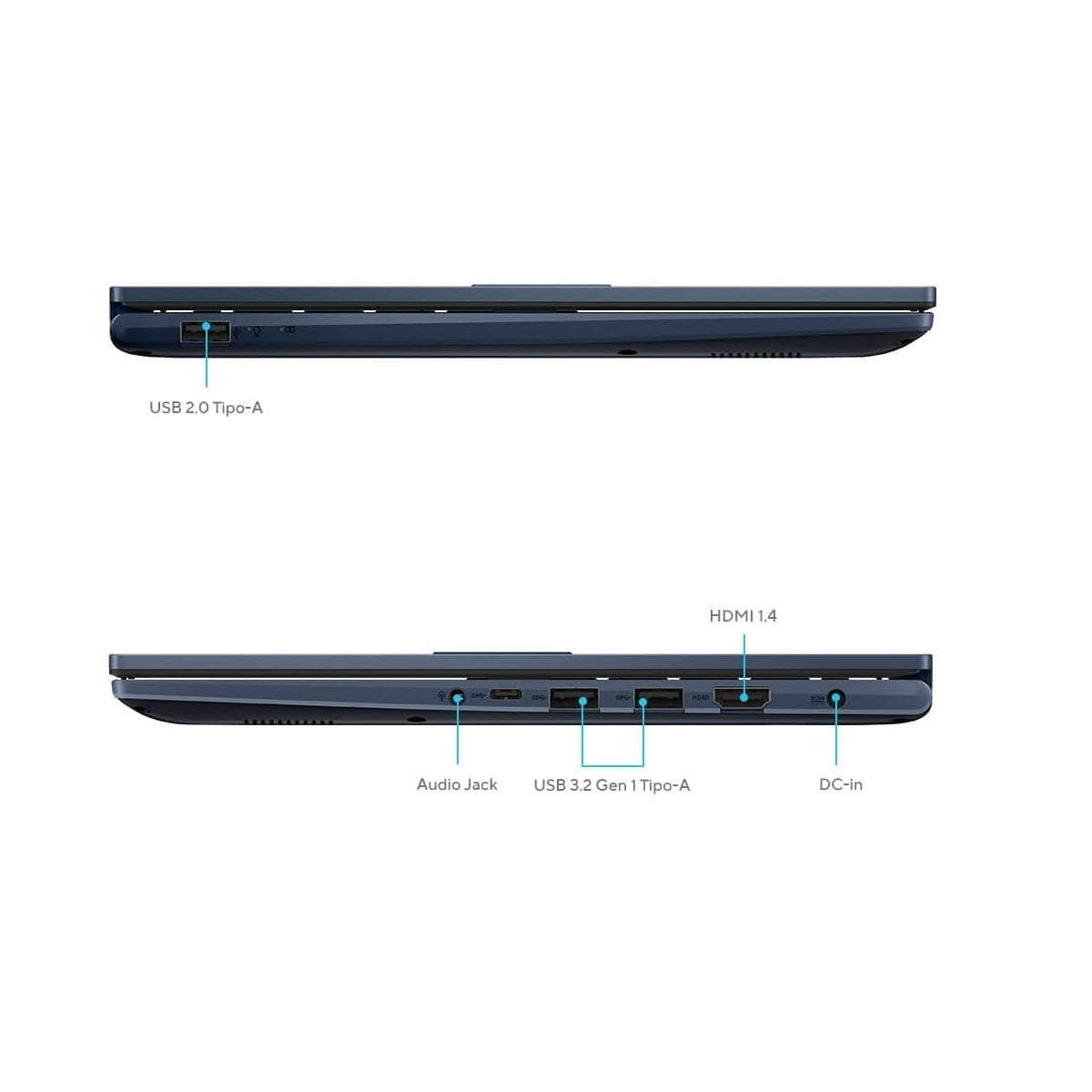 ASUS - Vivobook 14 14" FHD Laptop - Intel Core i3-1315U - 8GB/ 128GB SSD - Quiet Blue Win 11 Home