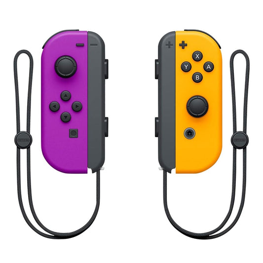 Nintendo Switch Joy-Con L/R Wireless Controllers Purple & Orange Neon 110753