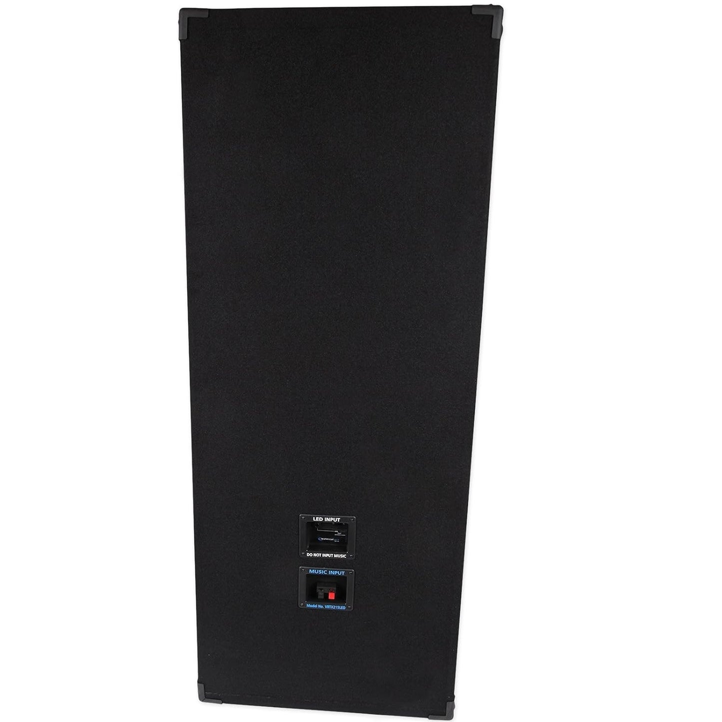 Technical Pro VRTX215 Double 15" 360W RMS, 1800W Peak Power, 2-Way Carpeted Cabinet Speaker with Steel Grill