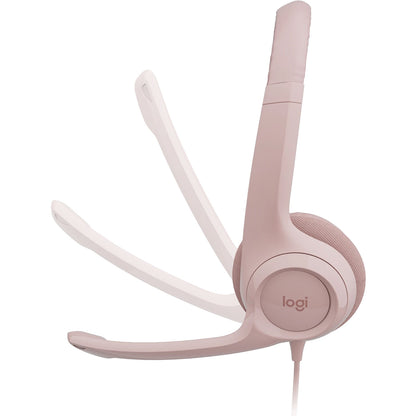 Logitech H390 USB-A Headset Rose 981-001280