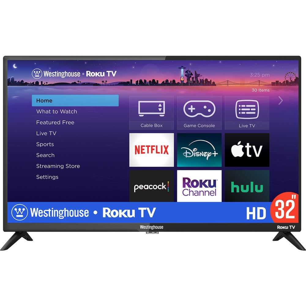 Westinghouse 32 inch Class 720P LED HD TV Smart Roku TV WR32HE2520