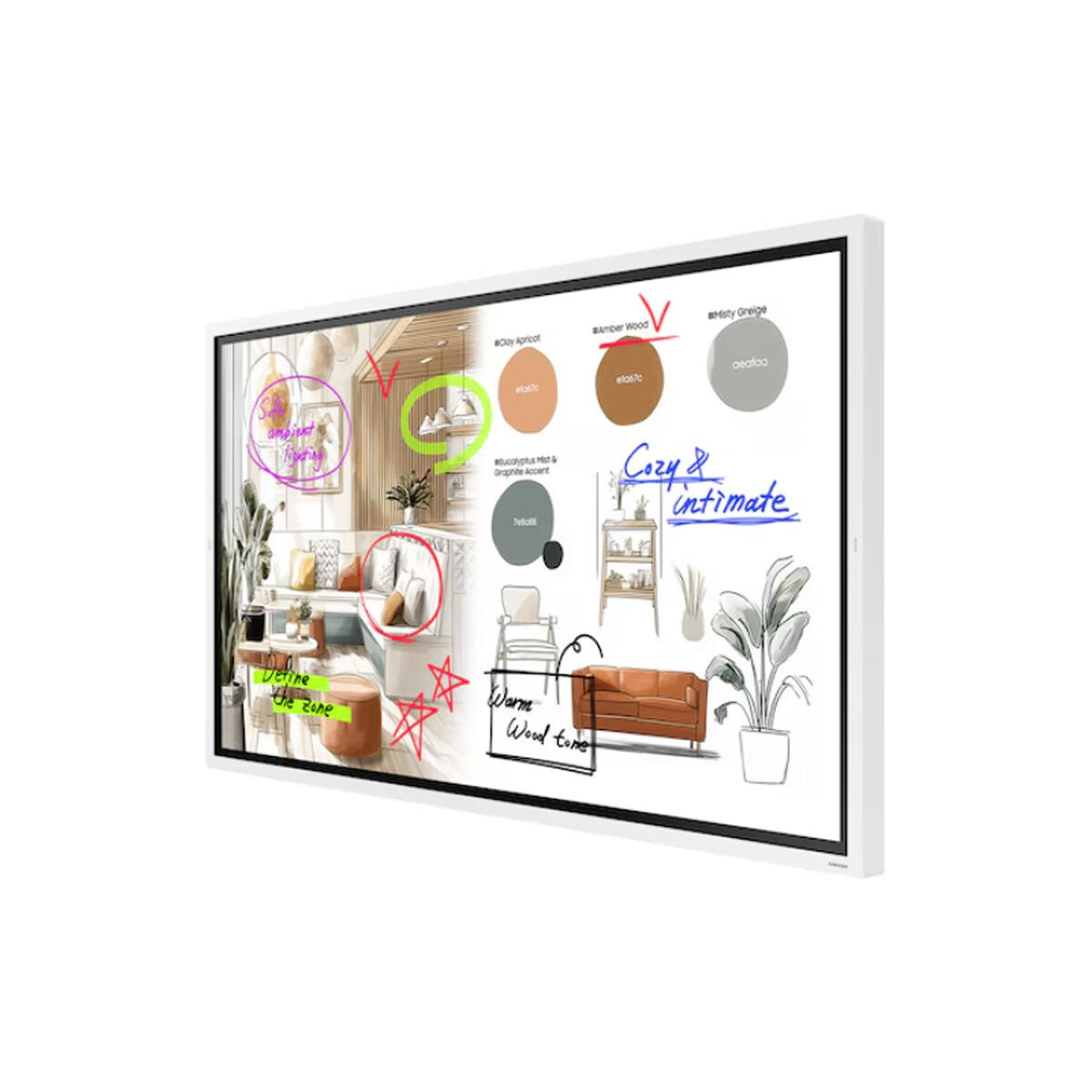 Samsung WM75FX Series 75-Inch 4K 8ms 60Hz UHD Flip Interactive Collaborative Display