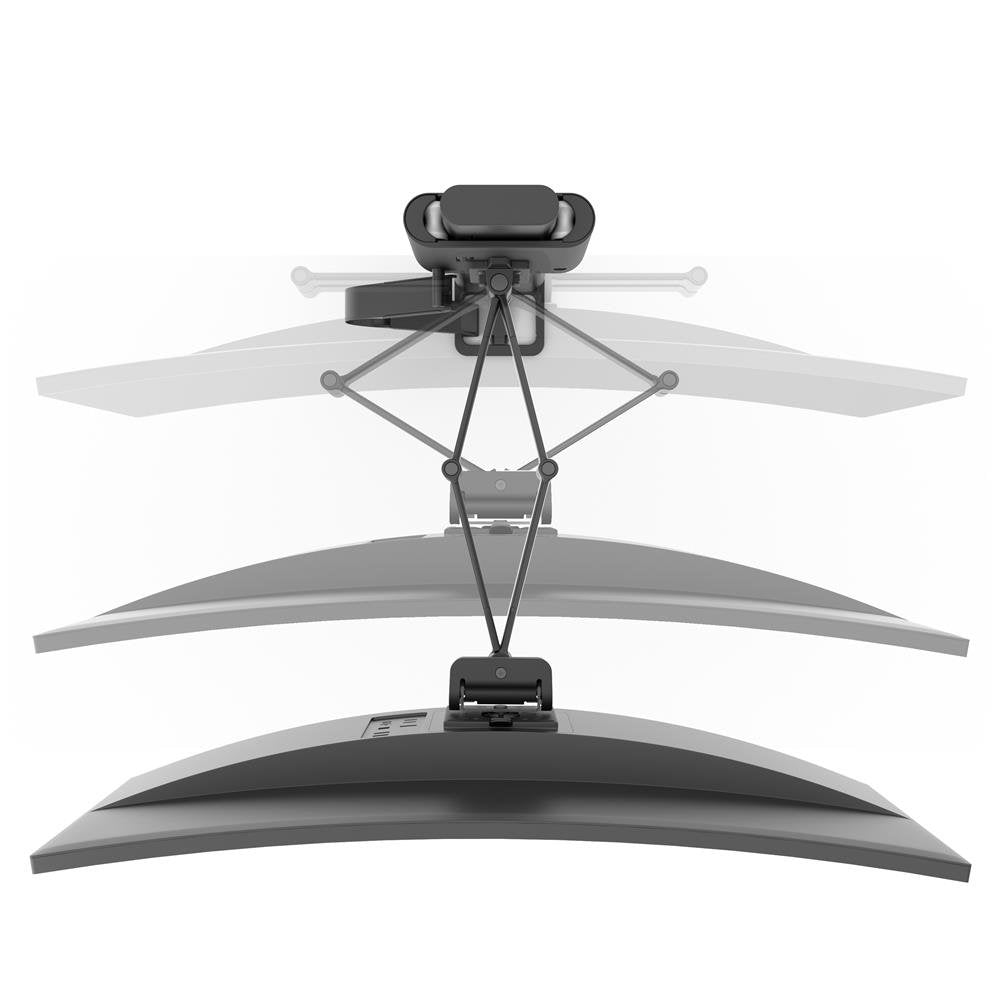 Ergotron 45-630-224 TRACE Single Monitor Desk Mount Matte Black