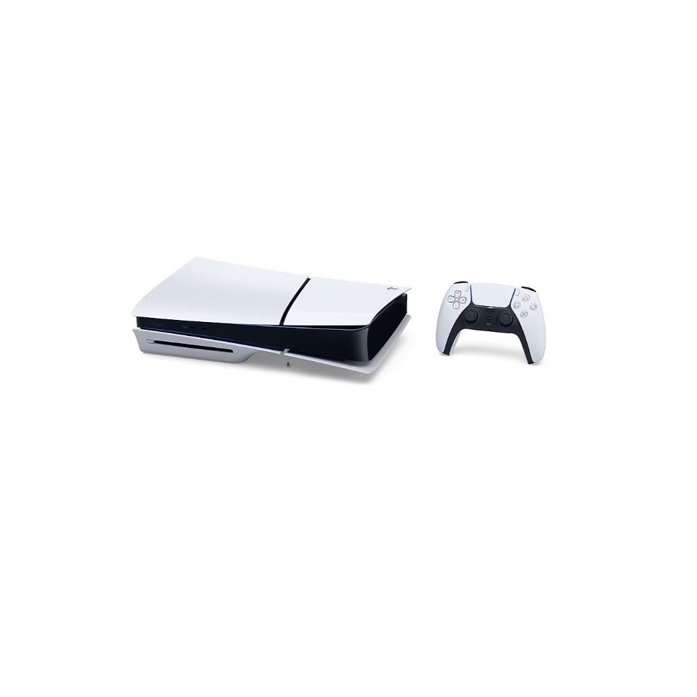 Sony Playstation 5 Slim Disc Console Bundle with White & Gray Camo Controllers and DualSense Charging Station SNY-BD-PS5SLIM