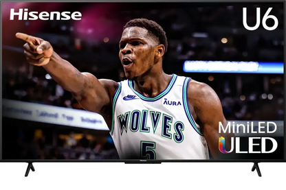 Hisense 85" Class U6 Series Mini-LED ULED 4K UHD Google Smart TV 85U6N Local Pick Up Only