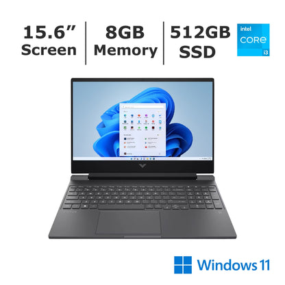 HP Victus 15.6" FHD 144Hz Notebook, Intel Core i5 Processor, 16GB RAM, 512GB SSD, NVIDIA GeForce RTX 4050, Windows 11 Home A2BZ7UA