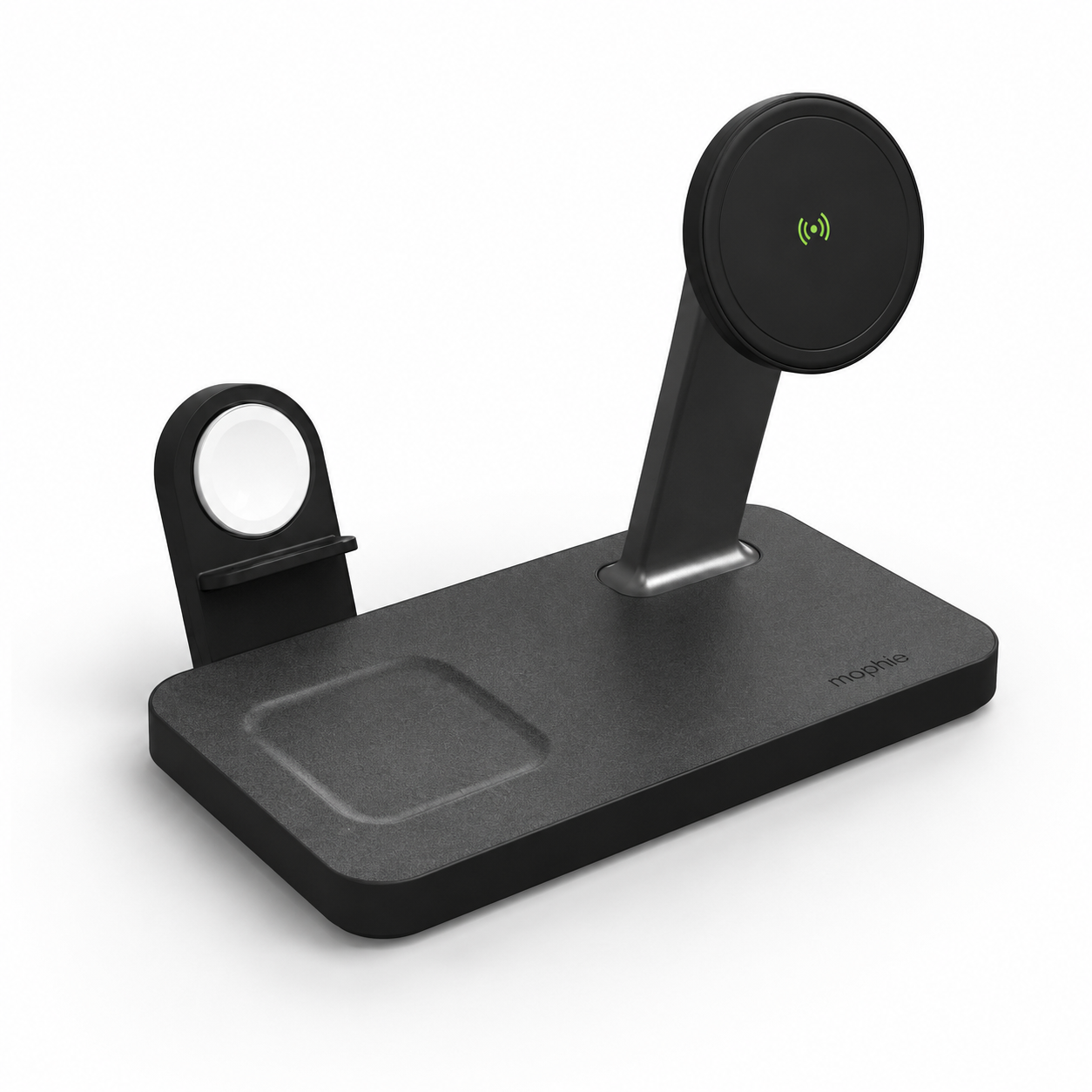 Mophie Snap+ 3-in-1 Charging Stand with Watch Adapters SNP-3N1-BYO Black