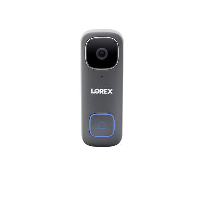 Lorex 1080P Wired Video Doorbell with Wi-Fi Chime Kit and 32GB SD Card B241AJD-K8